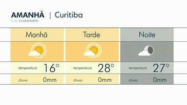 Boa Noite Paraná Sol predomina na maior parte do estado no fim de