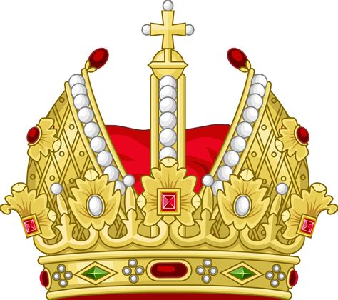 Crowns Clipart Emperor Crown Vector Heraldic Imperial Crown Png