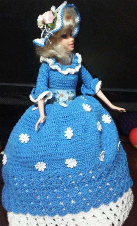 Pingl Par Maminette Maminette Sur B Barbie Jolie Robe Longue Au Crochet