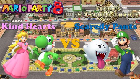 Mario Party Peach Yoshi Vs Luigi Boo Koopa S Tycoon Town