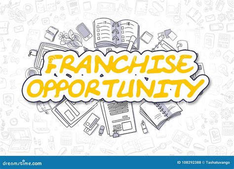 Franchise Opportunity Business Concept Stock Illustration