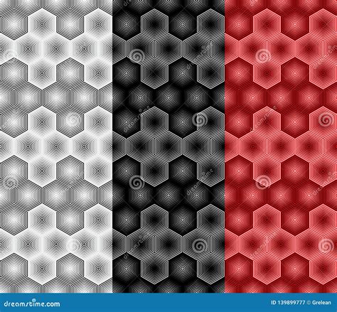 Modelo Incons Til Del Hex Gono Del Extracto De Elementos Rayados Parte