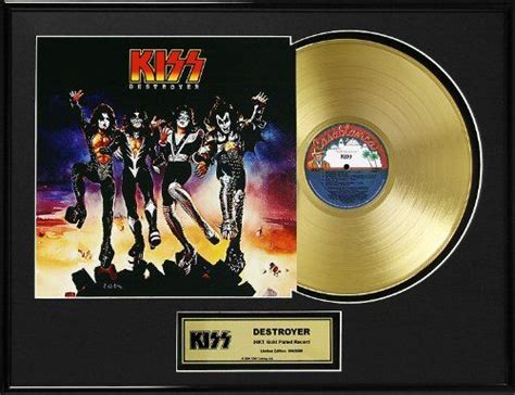 Kiss Destroyer Ltd Edition Reproduction Signature Gold Lp