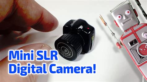 Mini Slr Digital Camera Working Miniature By Guinness Youtube