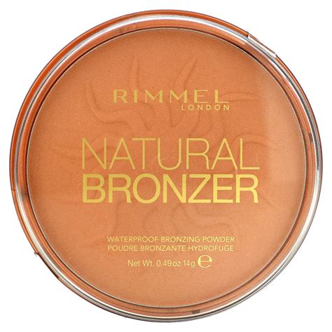 Rimmel London Natural Bronzer Waterproof Bronzing Powder 021 Sun Light 0 49 Oz 14 G