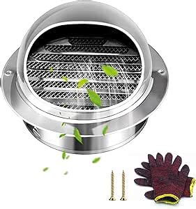 Grille D A Ration En Inox Ronde Murale Ventilation Hotte