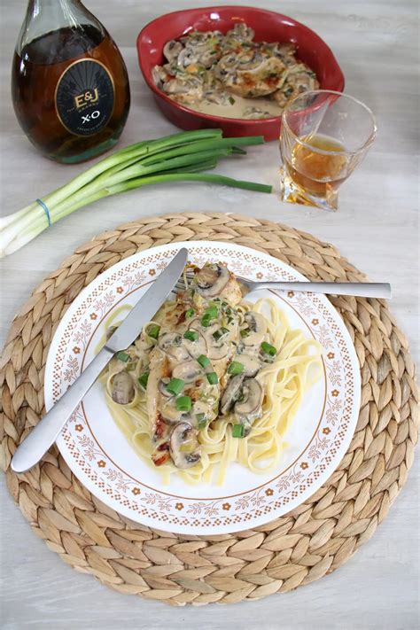 Chicken in Brandy Cream Sauce | Fresh Cooked Fun