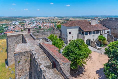 View of Castle at Elvas in Portugal Stock Photo - Image of medieval ...