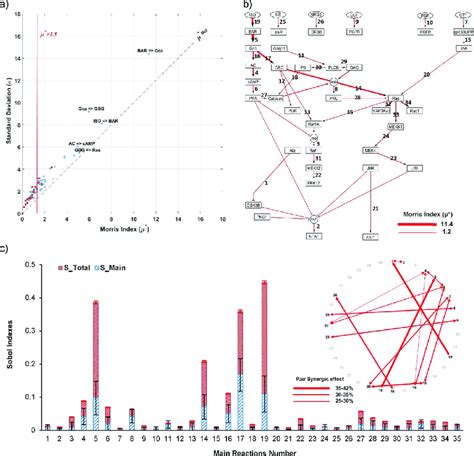 Two Step Global Sensitivity Analysis Identifies Key Single And Pair