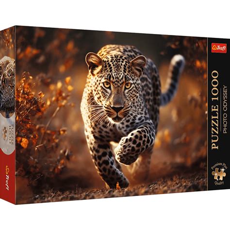 Puzzle Premium Plus Quality El Photo Odyssey Dziki Leopard Trefl