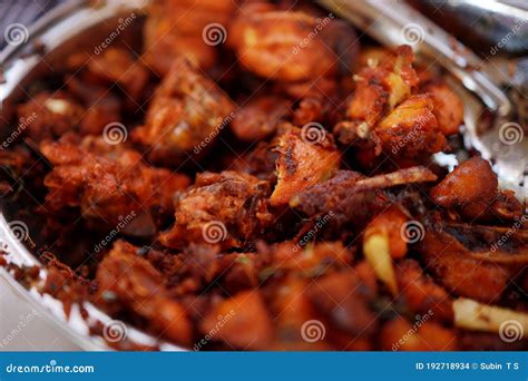 Spicy Tasty Indian Style Chicken Fry Chicken Fry Recipe Stock Photo