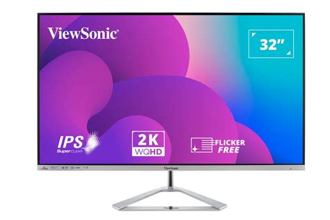 ViewSonic VX3276 2K Mhd 2 32 IPS QHD Entertainment Monitor ViewSonic