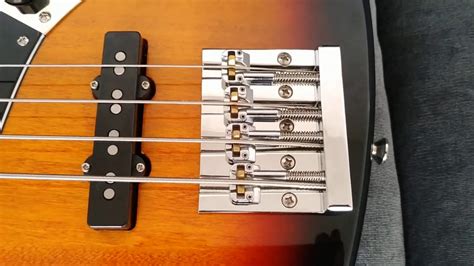 Hipshot Kickass High Mass Bass Bridge On Squier Jazz Bass Classic Vibe 70 S Fits Perfect Youtube