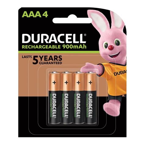 Duracell Rechargeable Aaa 4 Pack At Mighty Ape Nz