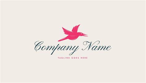 Premium Vector Red Bird Logo With Flying Bird Illustration