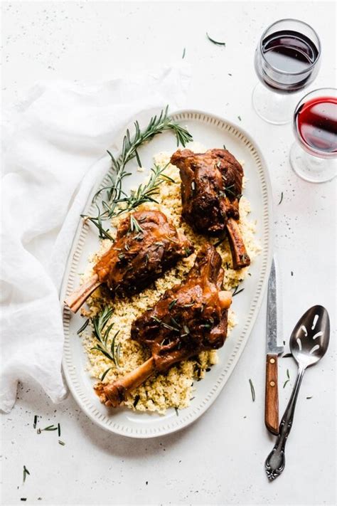 Red Wine Braised American Lamb Shanks Superior Farms