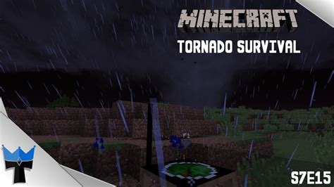 Minecraft Tornado Survival Localized Weather Mod S7Ep15 Windmill