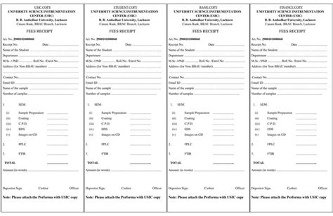 14 Free School Fee Receipt Templates Word Pdf