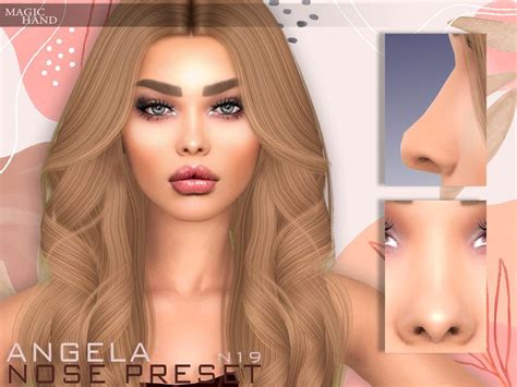 The Sims Resource Angela Nose Preset N19 Sims 4 Cc Makeup Sims New