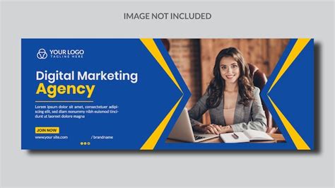 Premium Vector Digital Marketing Agency Facebook Cover In Vector File