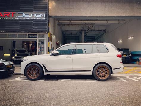 BMW X7 G07 White Brixton Forged PF10 Duo Wheel Front