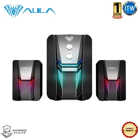 Aula Wind N Power Bass Rgb Pulse Music Light Gaming Speaker