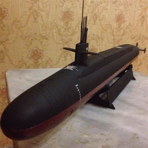 1:350 USS Ohio class submarine complete model