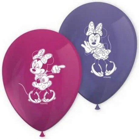 8 GLOBOS DE LATEX MINNIE Conver Party