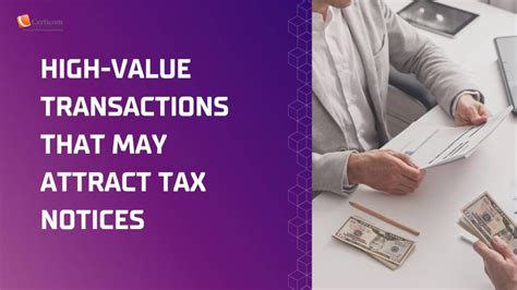 High Value Transactions Attract Income Tax Notices ITR