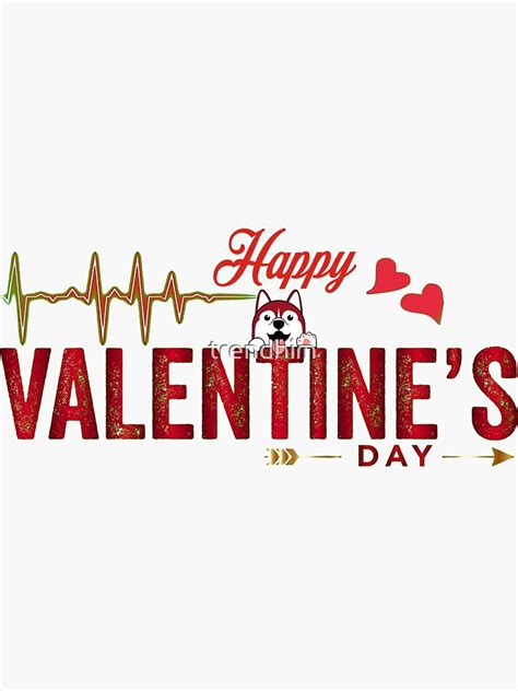 "funny happy valentine's day " Sticker for Sale by trendhim | Redbubble