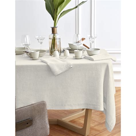 Solino Home Sonoma Pure Linen Rectangle Dining Tablecloth