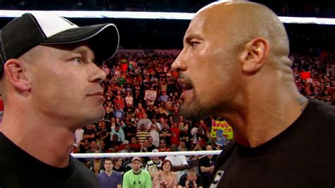 John Cena and The Rock exchange vicious barbs en route to WrestleMania showdown: A&E WWE Rivals ...