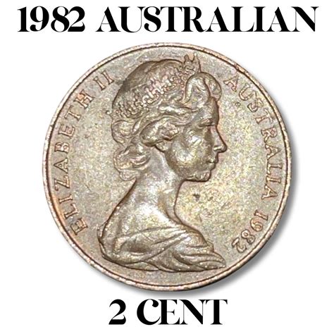 1982 AUSTRALIAN 2 Cent Coin - Etsy