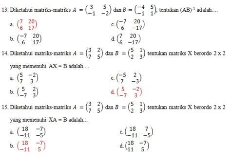 Contoh Soal Dan Jawaban Rank Matriks Kumpulan Contoh Soal Porn Sex Hot Sex Picture