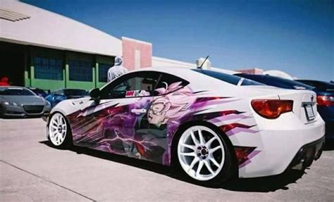 Dragon Ball Z Car Wrap Futuristic Cars Car Wrap Japan Cars