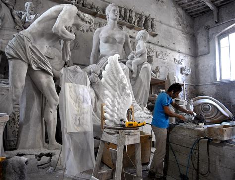 Carrara Marble Artist Workshop Nicoli Sculpture Studio Flickr