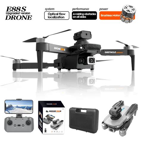 Dron Teledirigido E88s Dron Con C Mara Dual 8K WIFI FPV Evitaci N De