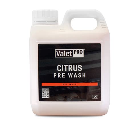 Valet Pro Citrus Pre Wash Wax Friendly Traffic Film Remover