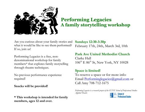 Performing Legacies: A Family Storytelling Workshop