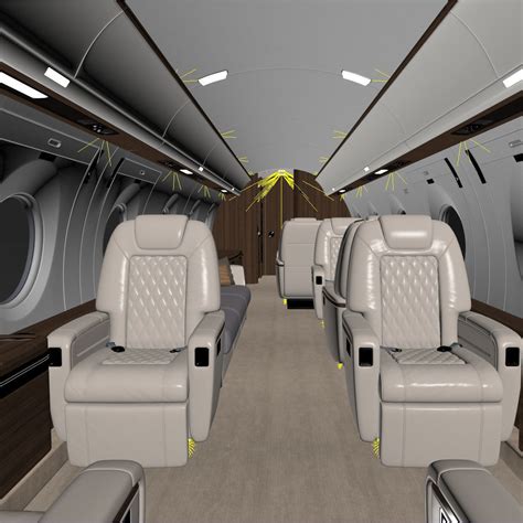 Business Jet Interior 3D model | CGTrader