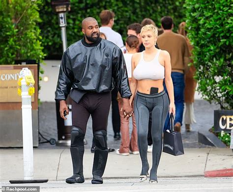 Kanye West And His Voluptuous Wife Bianca Censori Hold Hands As They Leave Hotspot Cecconis