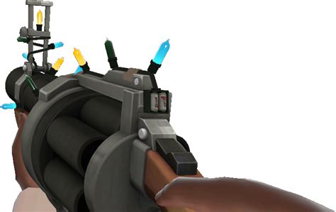 File Grenade Launcher First Person Festivized BLU Png Official TF2