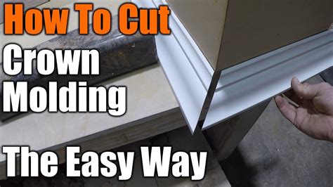 How To Cut Crown Molding The Easy Way THE HANDYMAN YouTube