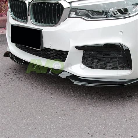 Front Spoiler Splitter For Bmw 5 G30 G31 2016 2020 Abs Matt Avogroup