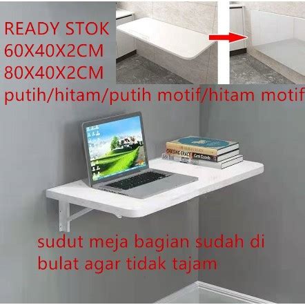 Jual Meja Lipat Dinding Laptop Meja Belajar Meja Makan Meja Komputer