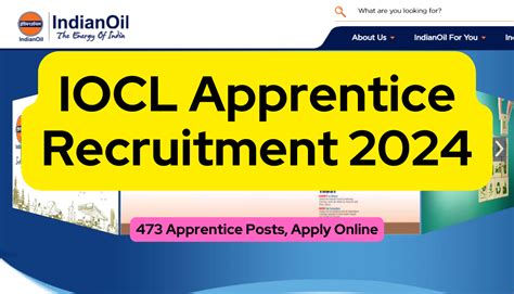 IOCL Apprentice Recruitment 2024 473 Apprentice Posts Apply Online