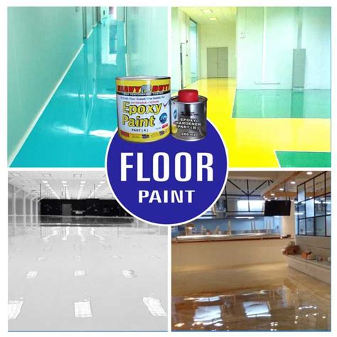 1 Liter Epoxy Heavy Duty Epoxy Paint Two Pack Epoxy Floor Paint Cat Lantai 1l Coatings Floor