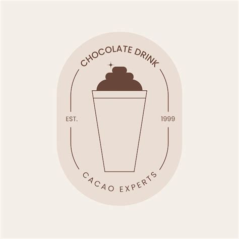 vector chocolate logo design
