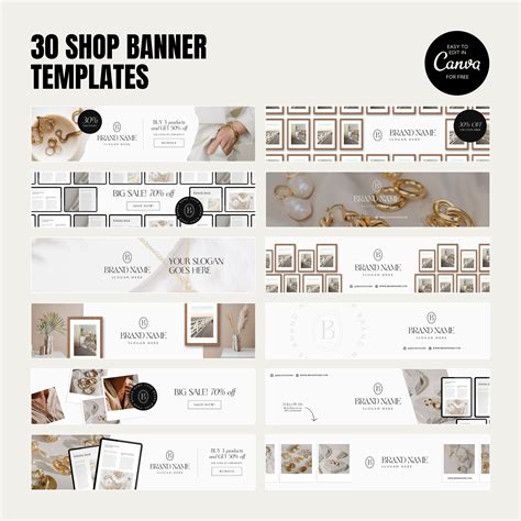 Etsy Banner Template, Etsy Shop Kit, Etsy Canva Template, Etsy Listing ...