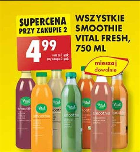 Smoothie Z Owocami Tropikalnymi Vital Fresh Cena Promocje Opinie